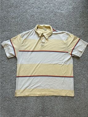 no boundaries striped polo